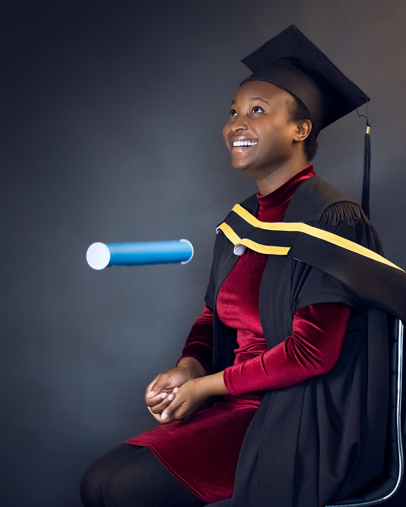 PhD Gown - UoA - PhD - Browse by Academic Qualification - Graduation  Regalia Hire - Out 'n About Graduation Regalia